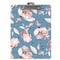 Better Office Products Fashion Clipboard, Floral Design, A4 Letter Size, 12.5in. x 9in. Wooden Clipboard, Low Profile Clip 45041 - alternate 1